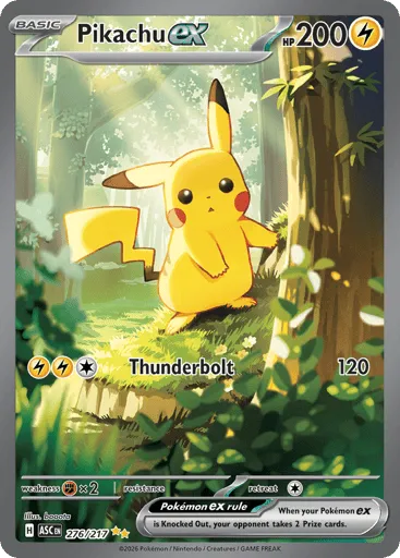 Pikachu ex 276/217 Ascended Heroes