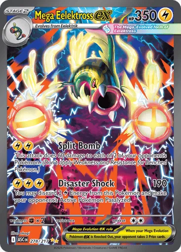Mega Eelektross ex 278/217 Ascended Heroes