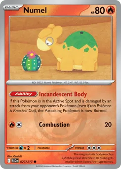 Numel 027/217 Energy Reverse Ascended Heroes