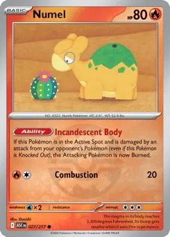Numel 027/217 Quick Ball Ascended Heroes