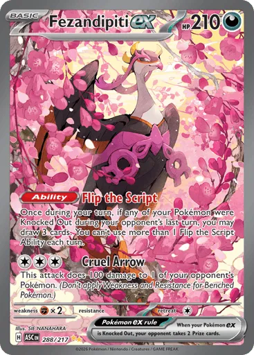 Fezandipiti ex 288/217 Ascended Heroes