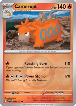 Camerupt 028/217 Energy Reverse Ascended Heroes