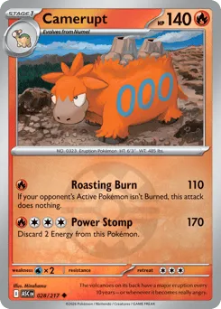 Camerupt 028/217 Quick Ball Ascended Heroes