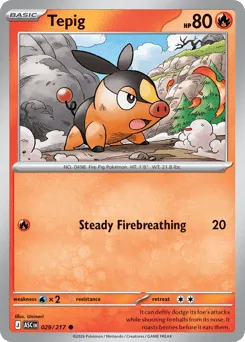 Tepig 029/217 Ascended Heroes