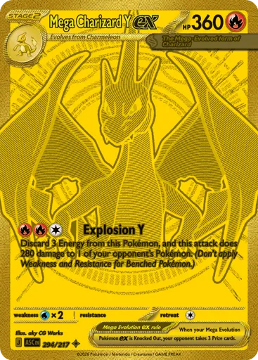 Mega Charizard Y ex 294/217 Ascended Heroes