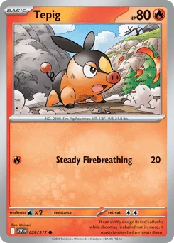 Tepig 029/217 Normal Ascended Heroes