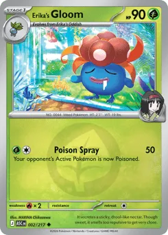 Erika's Gloom 002/217 Energy Reverse Ascended Heroes