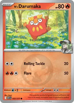 N's Darumaka 032/217 Energy Reverse Ascended Heroes