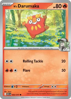 N's Darumaka 032/217 Normal Ascended Heroes