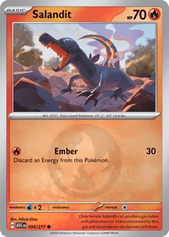 Salandit 034/217 Energy Reverse Ascended Heroes