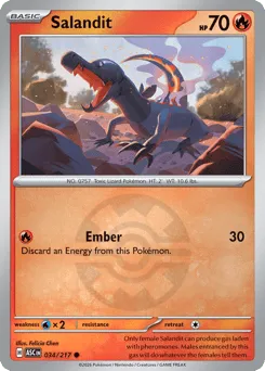 Salandit 034/217 Quick Ball Ascended Heroes
