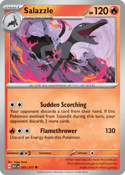 Salazzle 035/217 Normal Ascended Heroes