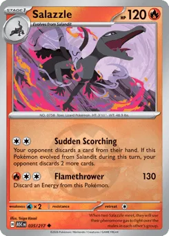 Salazzle 035/217 Quick Ball Ascended Heroes