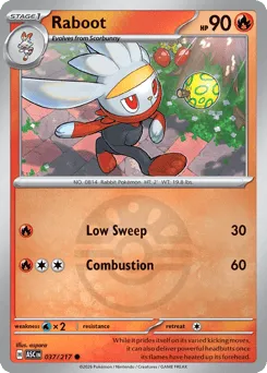 Raboot 037/217 Friend Ball Ascended Heroes
