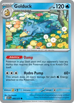 Golduck 040/217 Energy Reverse Ascended Heroes