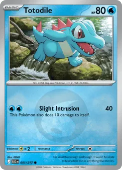 Totodile 041/217 Energy Reverse Ascended Heroes