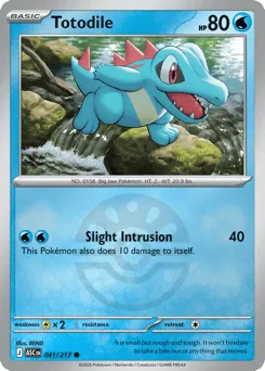 Totodile 041/217 Friend Ball Ascended Heroes