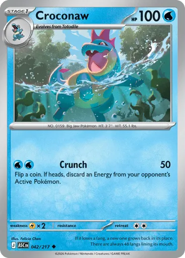 Croconaw 042/217 Ascended Heroes