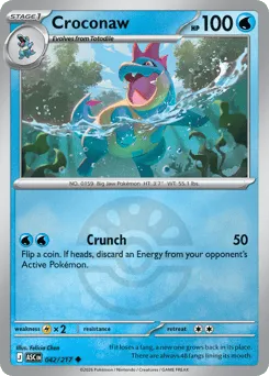 Croconaw 042/217 Friend Ball Ascended Heroes