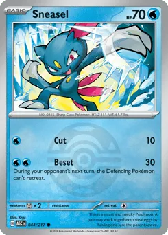 Sneasel 044/217 Dusk Ball Ascended Heroes