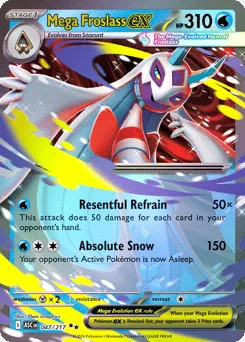 Mega Froslass ex 047/217 Holo Ascended Heroes