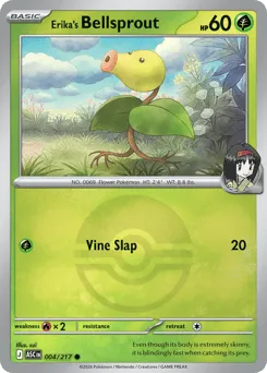 Erika's Bellsprout 004/217 Poké Ball Ascended Heroes