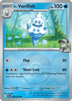 N's Vanillish 050/217 Poké Ball Ascended Heroes