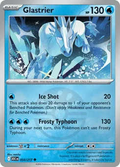 Glastrier 054/217 Friend Ball Ascended Heroes