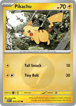 Pikachu 055/217 Energy Reverse Ascended Heroes