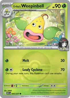 Erika's Weepinbell 005/217 Poké Ball Ascended Heroes