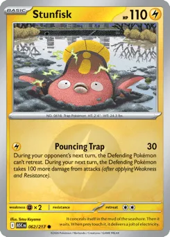 Stunfisk 062/217 Energy Reverse Ascended Heroes