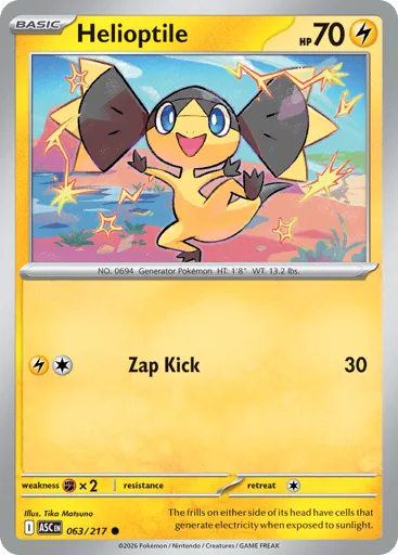 Helioptile 063/217 Ascended Heroes