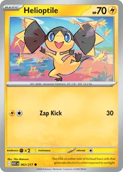 Helioptile 063/217 Ascended Heroes