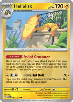 Heliolisk 064/217 Energy Reverse Ascended Heroes