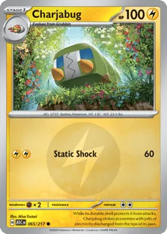 Charjabug 065/217 Energy Reverse Ascended Heroes
