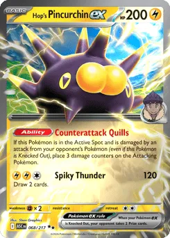 Hop's Pincurchin ex 068/217 Holo Ascended Heroes