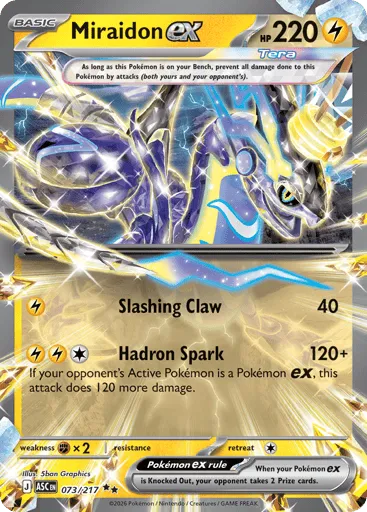 Miraidon ex 073/217 Ascended Heroes