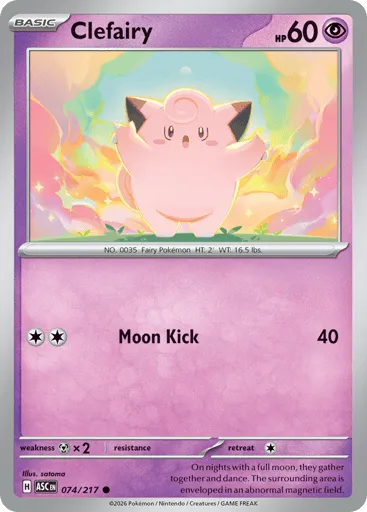 Clefairy 074/217 Ascended Heroes