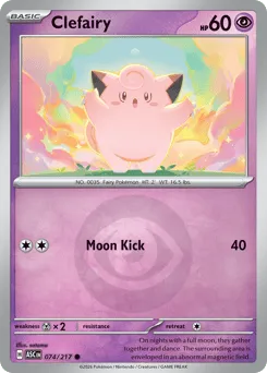 Clefairy 074/217 Energy Reverse Ascended Heroes