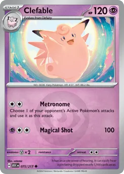Clefable 075/217 Energy Reverse Ascended Heroes