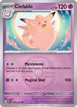 Clefable 075/217 Love Ball Ascended Heroes