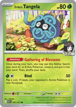 Erika's Tangela 007/217 Normal Ascended Heroes