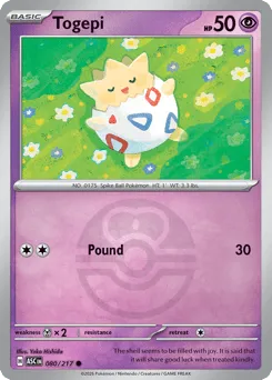 Togepi 080/217 Love Ball Ascended Heroes