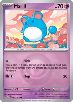 Marill 083/217 Energy Reverse Ascended Heroes
