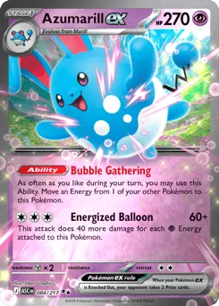 Azumarill ex 084/217 Holo Ascended Heroes