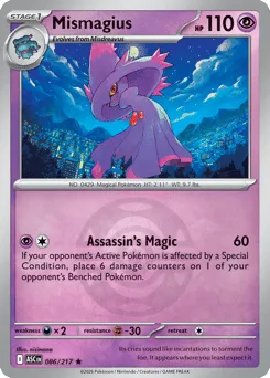 Mismagius 086/217 Dusk Ball Ascended Heroes