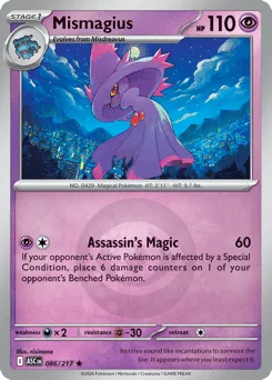 Mismagius 086/217 Energy Reverse Ascended Heroes