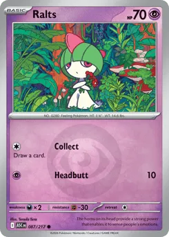 Ralts 087/217 Energy Reverse Ascended Heroes