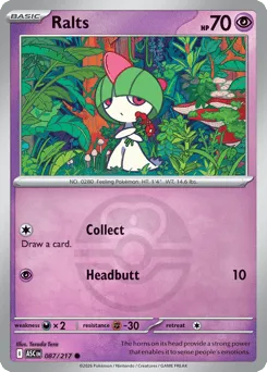 Ralts 087/217 Love Ball Ascended Heroes