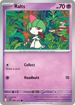 Ralts 087/217 Normal Ascended Heroes